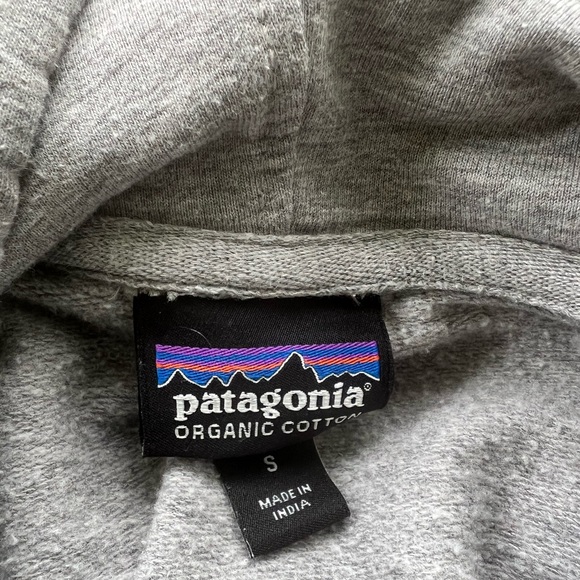 COPY - Patagonia size S hoodie with kangaroo pocket. Pullover. Gray. Organic co… - Picture 5 of 7